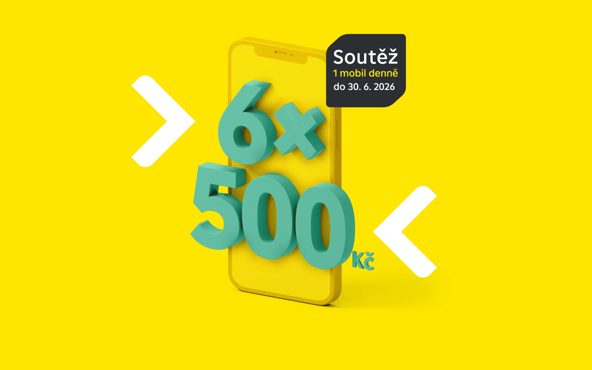 akce 6x500 a soutěž o mobil