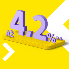 Bonusový spořicí účet se sazbou až 4,2 %