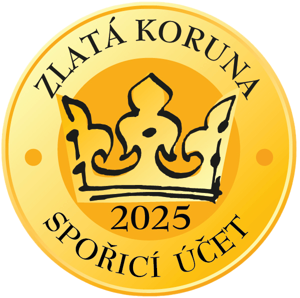 Bonusový účet získal první místo v prestižní soutěži Zlatá koruna v roce 2025.